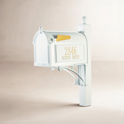 Deluxe Package Post Mounted Mailbox