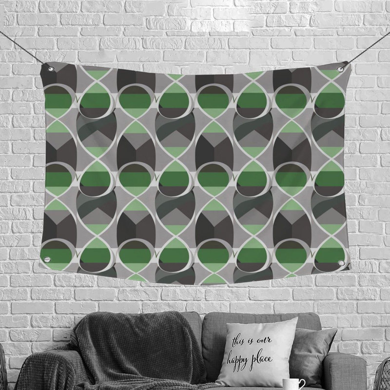 Tapisserie en microfibre, H 68 po x l 80 po