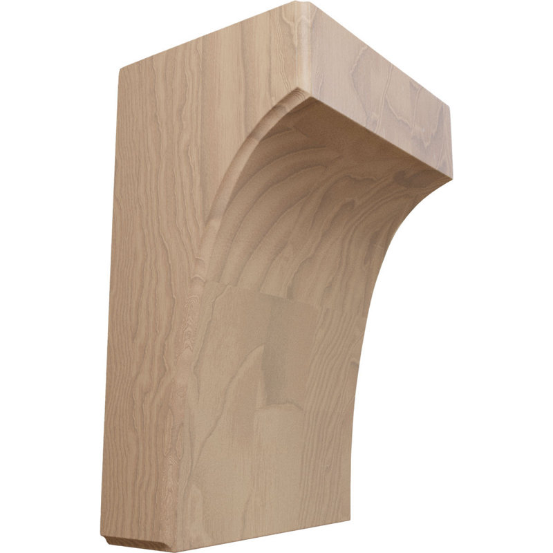 Support Clarksville, Acajou, 5.25" W x 4" D x 8" H