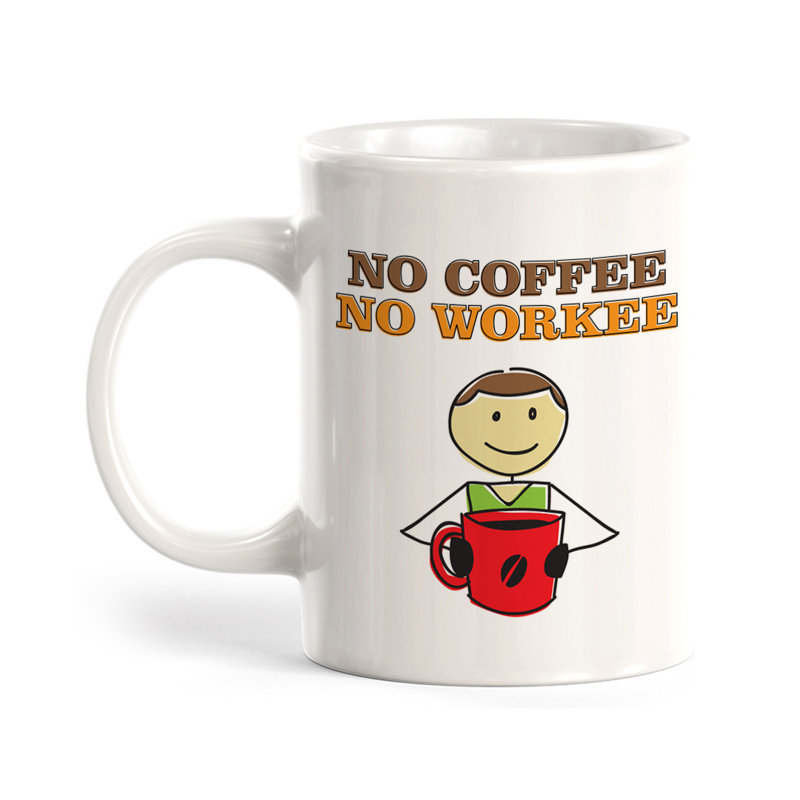 Tasse à café No Coffee, Ensemble de verres à lait