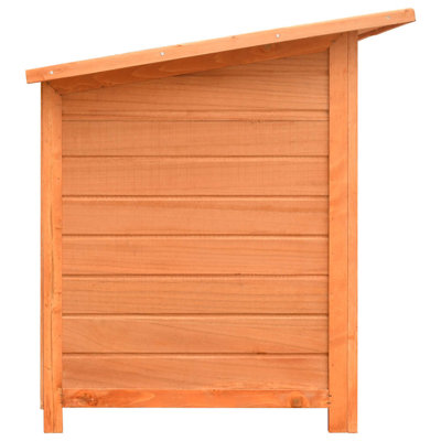 Cage pour chien en pin massif et bois de sapin 47,2 po x 30,3 po x 33,9 po