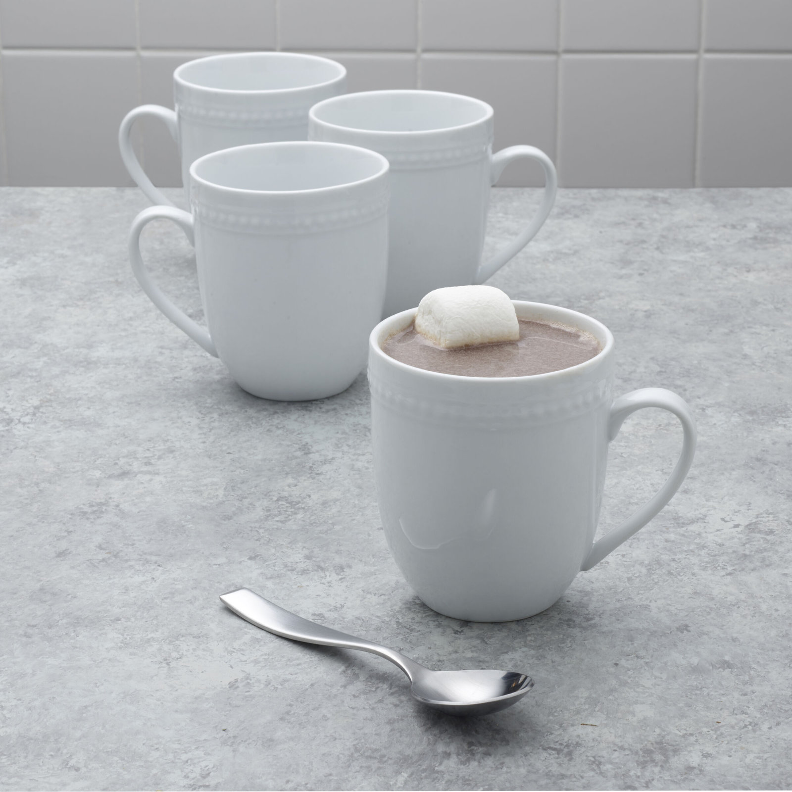 Max Beaded Porcelain 14Oz. Mug