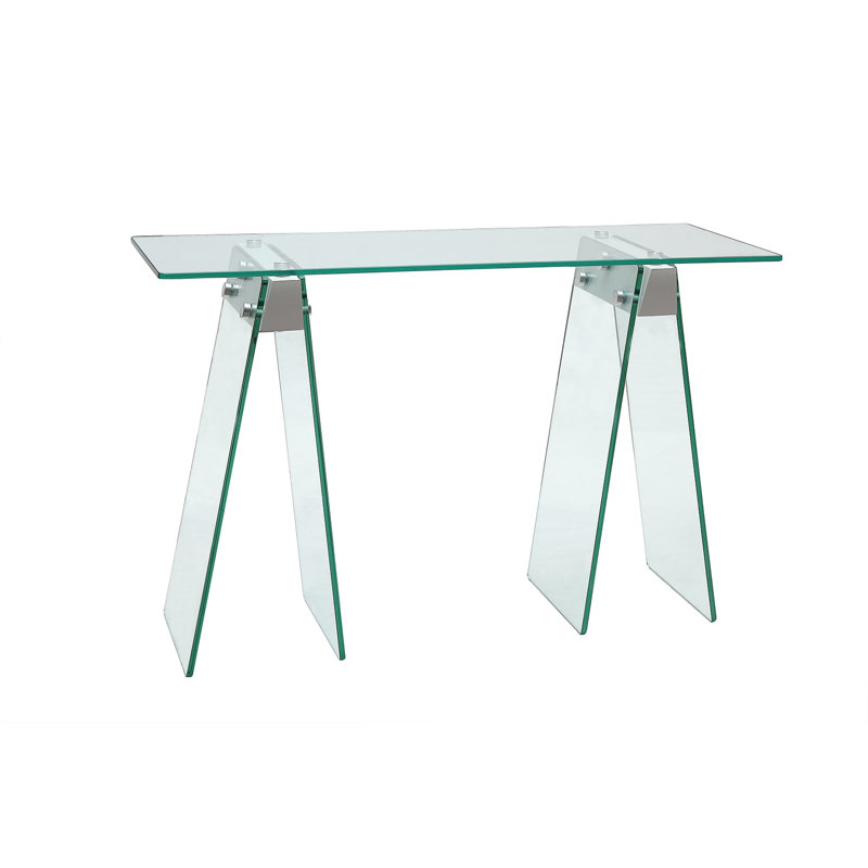 Console 48 po Clandown, Transparent/blanc