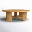 Santo Solid Wood Single Coffee Table-360475865