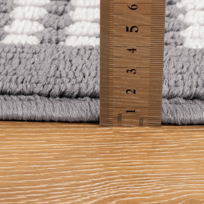 Machine Washable Non-Slip Kitchen Mat, Gray
