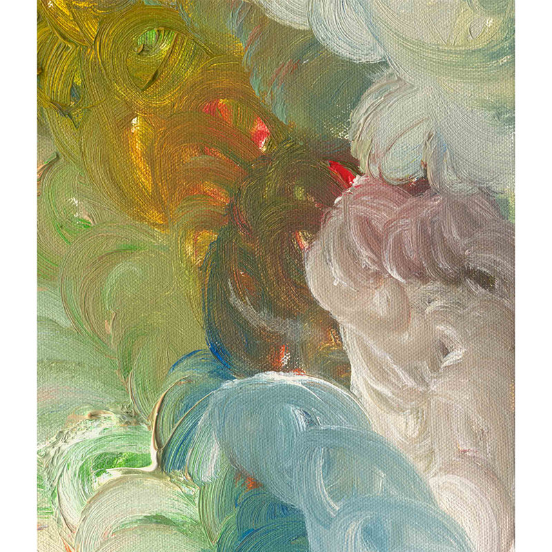 Sea Shell Painting by Irina Gorbman, 24" H x 24" W