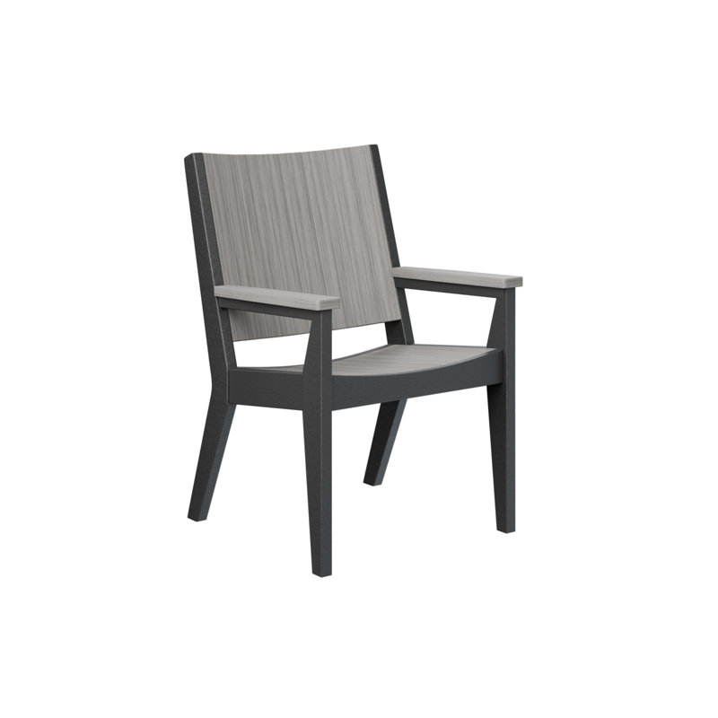 Mayhew Outdoor Dining Armchair, Oak/Chocolate Brown