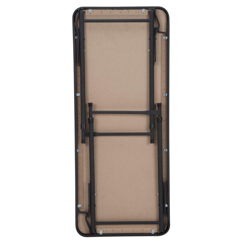 Table de service pliante réglable en plastique 20 po x 48 po COSCO, H 36 po x L 48 po x l 20 po