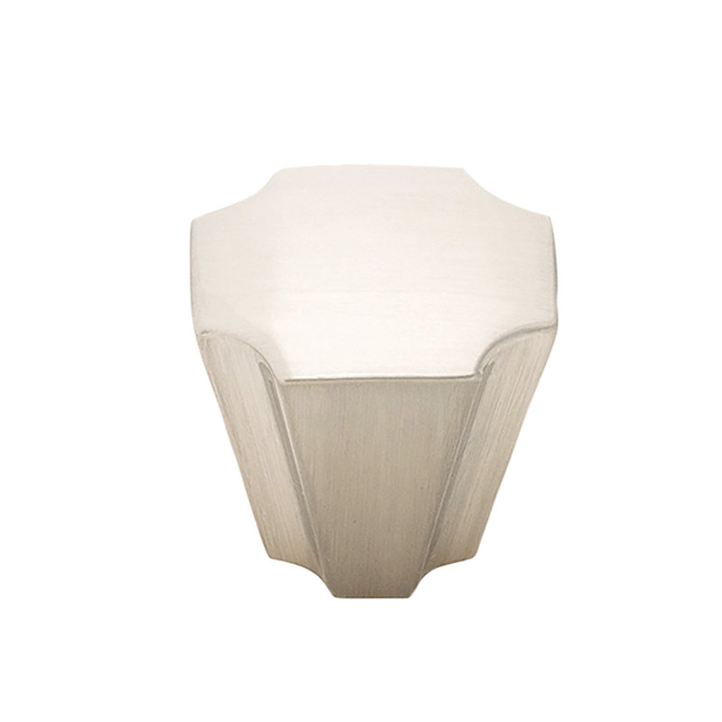 Monarch 1.13" Length Square Knob, Satin Nickel