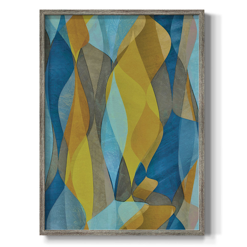 «Colorful Cascade II», reproduction encadrée - bois massif, H 30 po x l 24 po