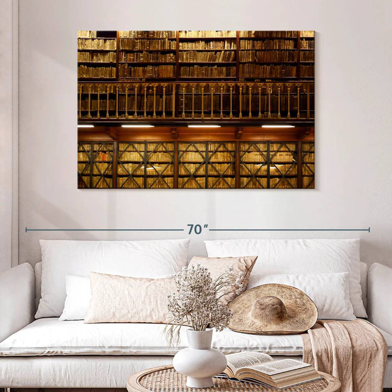 Library, 32" H x 48" W