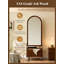 Nouveau miroir en bois de frêne de style chinois avec rangement et roues