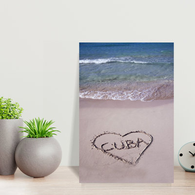 Relax Cuba, Varadero, Cuba Abstract Beach Landscape Wall Art