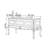 French Retro Style Black Five-drawer Writing Desk-533028592