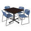 Nicklas square break room table, 4 Zeng stacking chairs-32668290-32668294-131450075