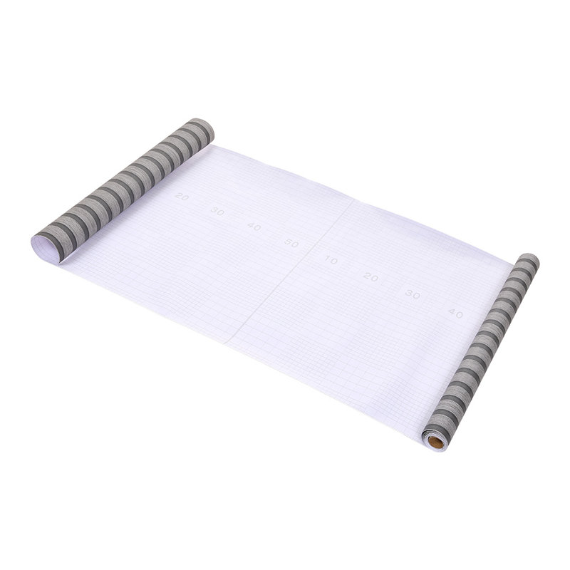 Self-Adhesive Wood Grain Stripe PVC Wallpaper, 500 cm L x 60 cm W, Grey