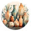 Vase en céramique orange et vert Soulful I-88619454