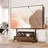 Charrisse Rolling 2-Drawer TV Stand with Integrated Mount-263694494