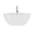 Essence 65-3/8 in. L x 36-1/4 in. W x 23-5/8 in. H Freestanding Acrylic Bathtub-96207766