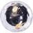 Hammer Striking Glass Flat Lamp Pendant Light