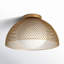 Poet Single Light Glass Flush Mount-163192579