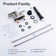 Centerset Bathroom Faucet with Drain Assembly