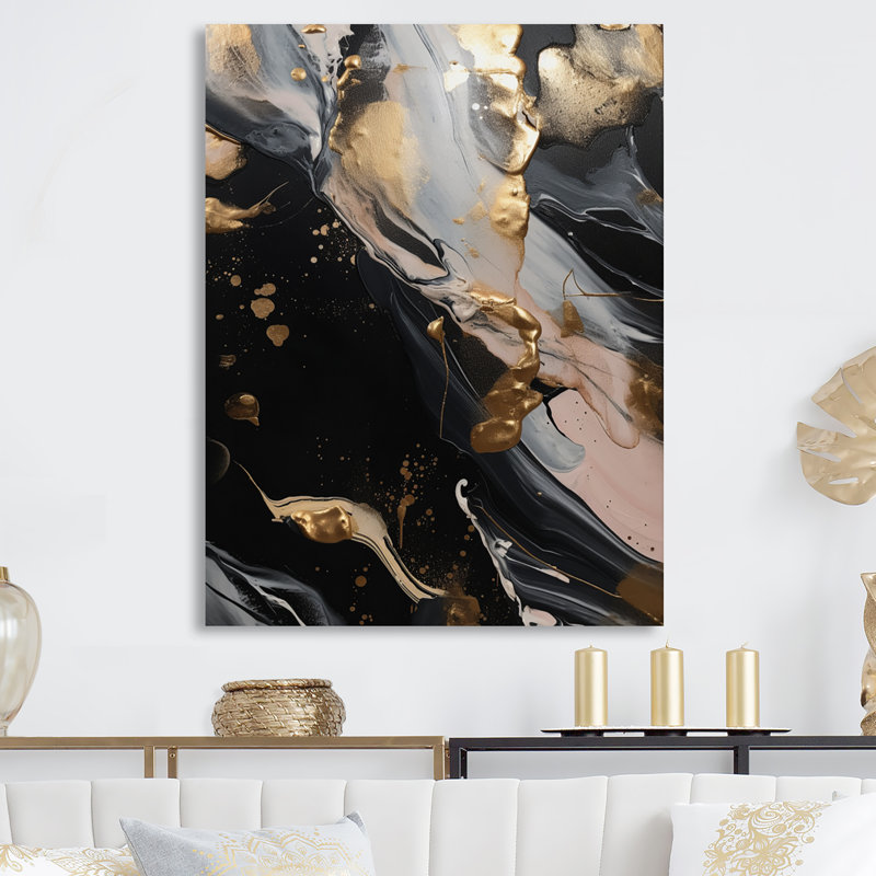 Décoration murale Marble Medley I, H 32 po x l 24 po x P 1 po