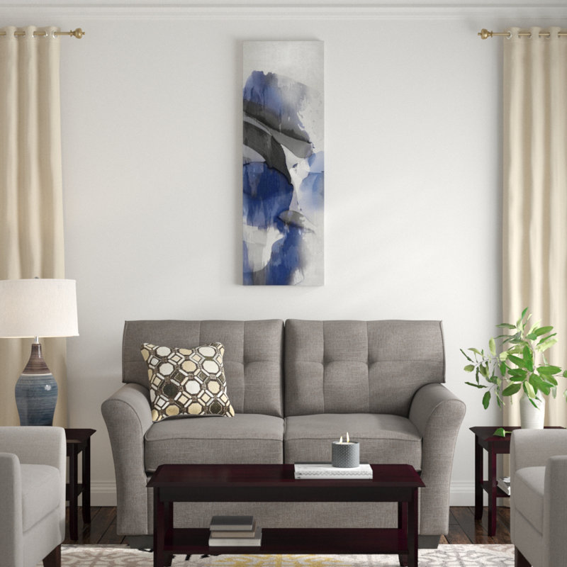 « cascade iii », impression sur toile, H 36 po x l 12 po x P 1,5 po, Toile tendue