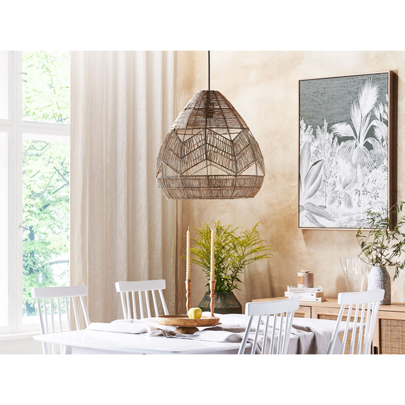 Orderville 1 - Light Natural Geometric Pendant