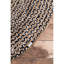Tapis brun en coton / jute / sisal Kartik-23544323
