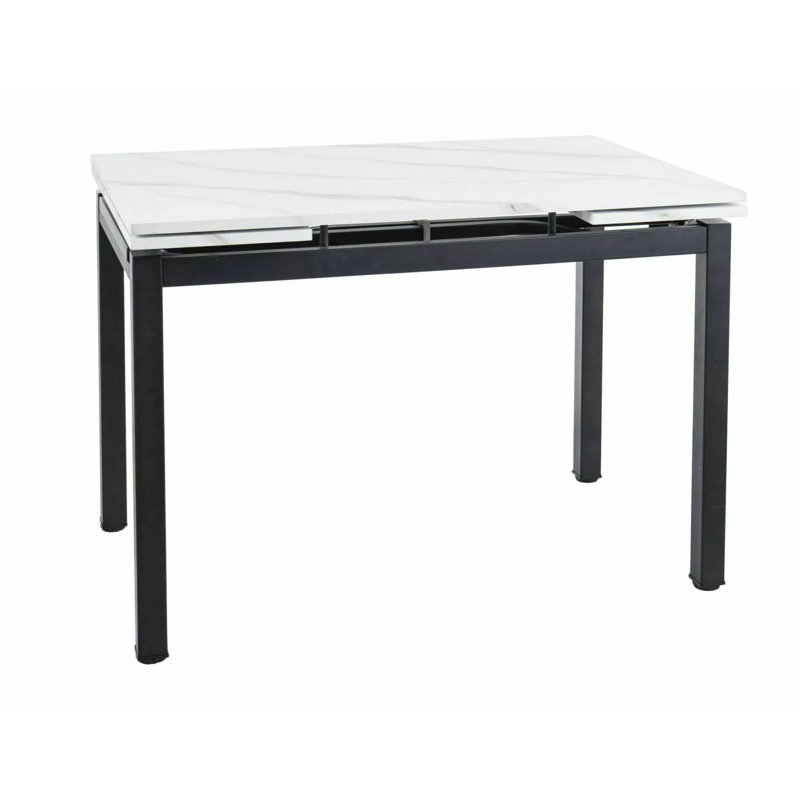Charnika Metal Base Dining Table, 75cmH x 110cmL x 74cmW