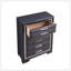 Commode de couleur unie, noir