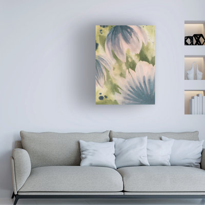 Wrapped Canvas Wall Art - Grace Popp  'Beneath the Wildflowers I' Wall Art for Living Room, Bedroom, or Office Décor  - 14x19