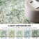 Washable Oriental  Area Rugs Non slip Green Rugs