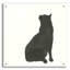 Red Barrel Studio «Black Cat II» par Chris Paschke, art mural en verre acrylique ACR-25074
