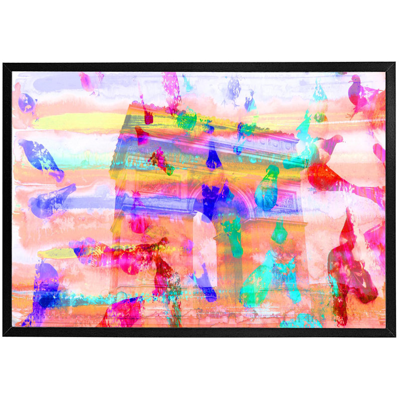 Single Picture Frame Print, Black, 51cm H x 76cm W