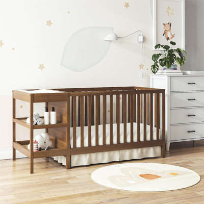 Juaniqua 3-In-1 Convertible Crib  Changer Combo