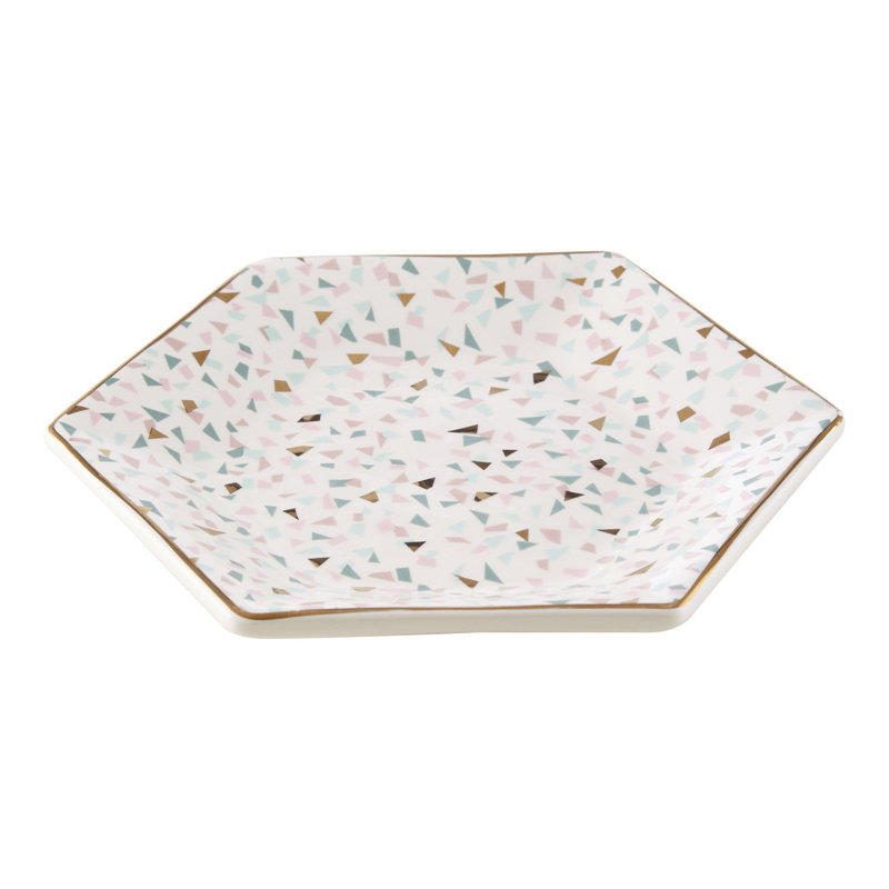 Kennet Ceramic Decorative Plate 1, 2cm H x 15cm W x 15cm D