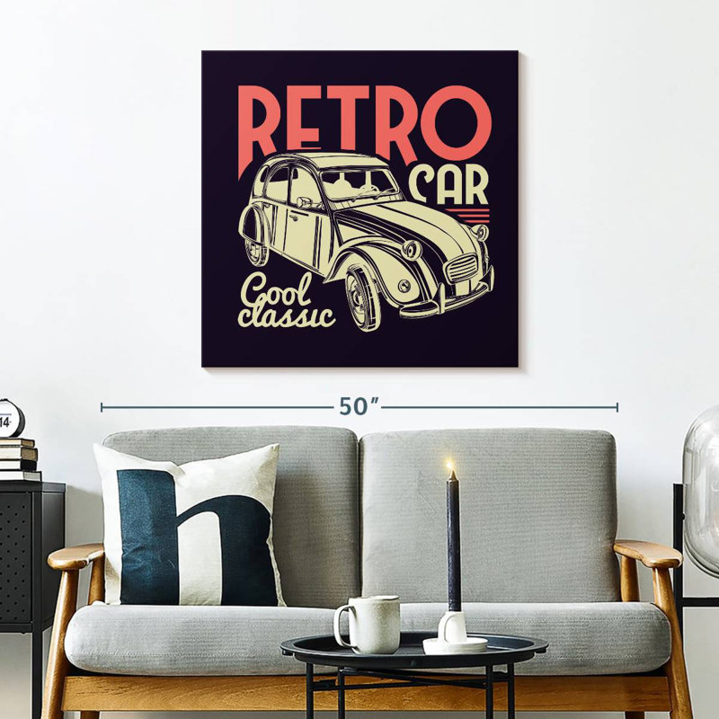 Voiture rétro classique Mehar Cool, H 30 po x l 30 po