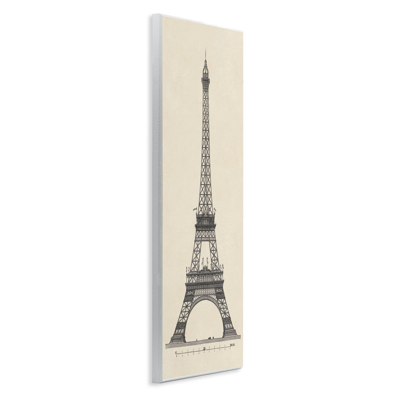 Illustration de la tour parisienne, plaque murale, par Phillipa Katz