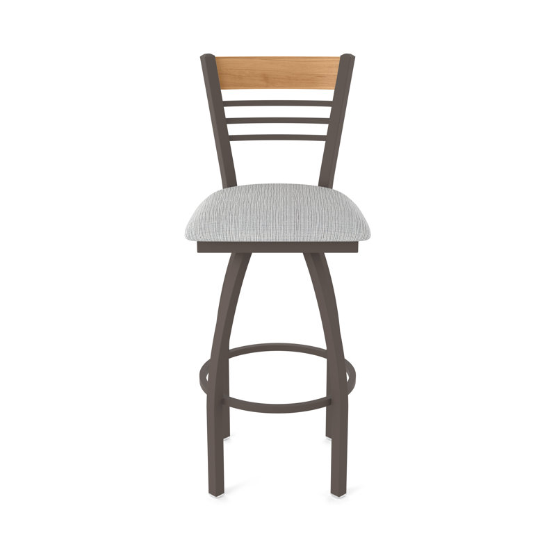 Tabouret tournant 880 Eleanor, Bronze, Blanc, Très grand (assise de 36 po de hauteur)