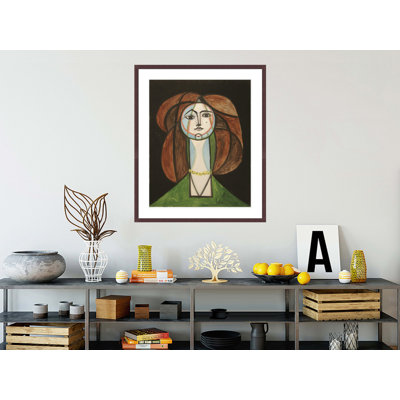 Femme au collier jaune par Pablo Picasso