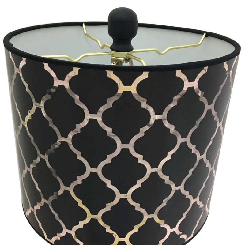 Meyerson Table Lamp, Antique Brass/Oil Rub Bronze/Black, Black