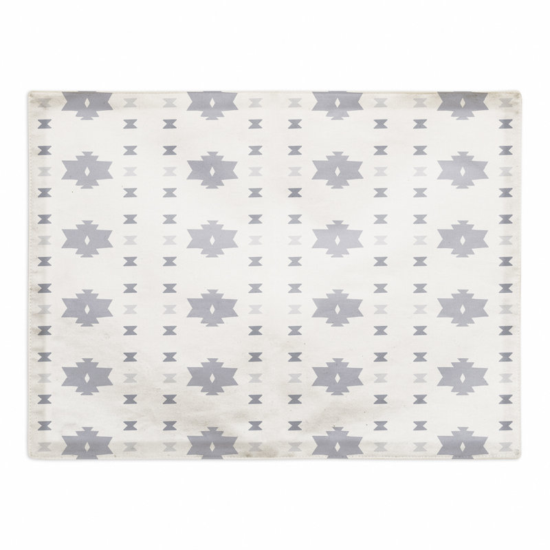 Napperon Southwest Shapes, Bleu