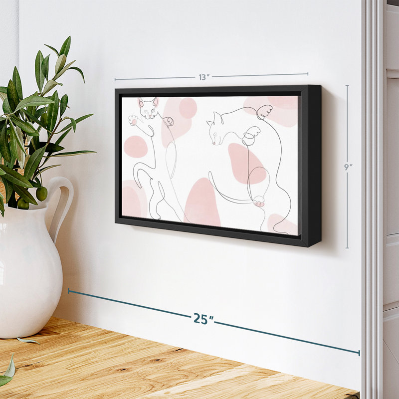 Reproduction sur toile Isaias Cat's Poise, H 9 po x l 13 po