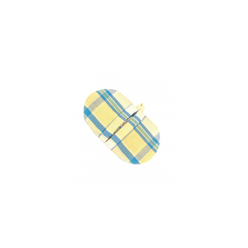 August Grove® Vina Plaid Cotton Oven Mitt Set
