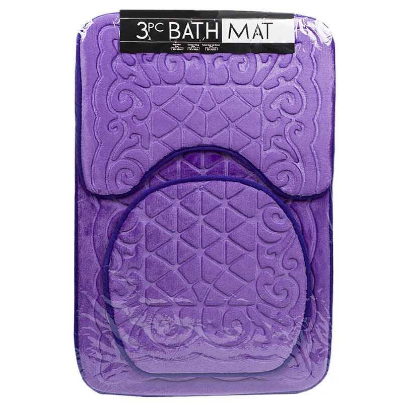 Saveena Non-Slip Bath Rug Set
