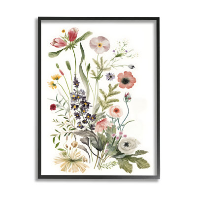 Bb-279-Framed " Subtle Wildflower Blooms "