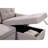 Gray Sectional With Storage Chaise, Sleeper And Cell Phone Holder 53.1 In. Deep Reversible Chaise
