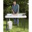 Cadre de cuisine d'extérieur portatif pliable 37 po